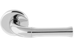 Deurkruk NOUR EV100/64 op Rozet RVS Gepolijst