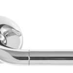 Deurkruk NOUR EV101/64 op Rozet RVS Gepolijst