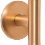 Voordeurknop Vast NOUR EV200V PVD Mat Goud