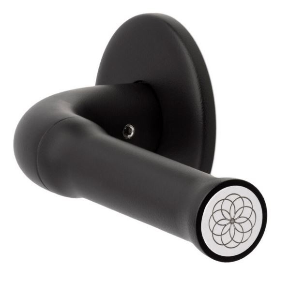 Enkele deurklink NOUR EV100/64 op rozet mat zwart - Afbeelding 2