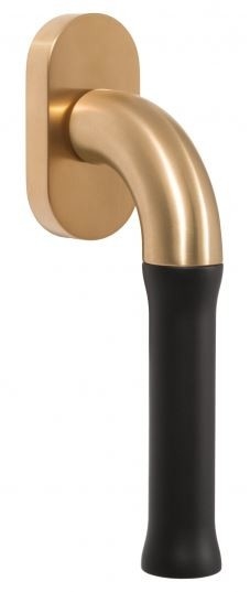 Draaikiepgarnituur NOUR EV101-DK-O PVD Mat Goud/Zwart