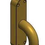 Kruk-Espagnolet NOUR KO-EV100 Links PVD Mat Goud