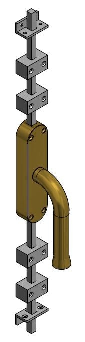 Kruk-Espagnolet NOUR KO-EV101 links PVD mat goud