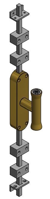 Kruk-Espagnolet NOUR KO-EV102 Links PVD Mat Goud