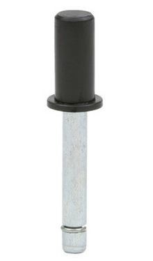 Meubelwiel zwart Zacht + Rem 50 mm Stift 8 mm - Afbeelding 3