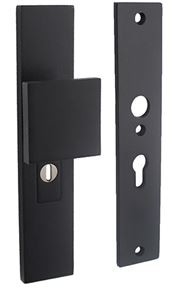 SKG3 Veiligheidsbeslag rechthoekig greep/kruk PC55 RVS/Mat Zwart