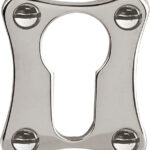 PC-Plaatje Klaver Nikkel Glans