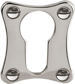 PC-Plaatje Klaver Nikkel Glans