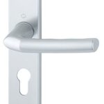 Hoppe Deurkruk op Schild PC55 Aluminium F1