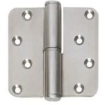 Kogelstift Paumelle DIN rechts afgerond 89x89x3 RVS