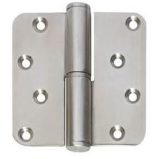 Kogelstift Paumelle DIN rechts afgerond 89x89x3 RVS