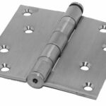 Kogellagerscharnier Recht 89x89x2,5 RVS