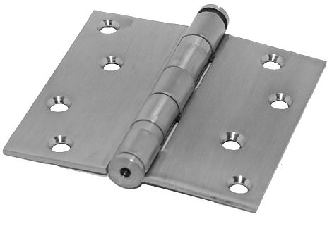 Kogellagerscharnier Recht 89x89x2,5 RVS