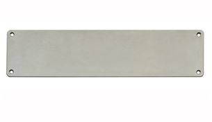 Duwplaat 80 x 330 x 1,5 mm RVS