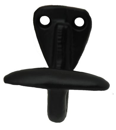 Kapstokhaakje klein IJzer Zwart