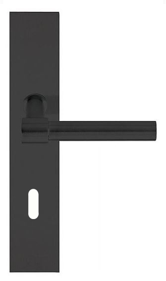 Deurklink op schild sleutelgat PIET BOON PBL15P236 SL56 mat zwart