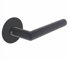 Deurkruk Jura Met zelfklevend Rozet Mat Zwart