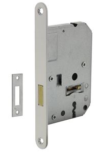 Intersteel Klavier Kastslot Met Witte Voorplaat 20X175 mm