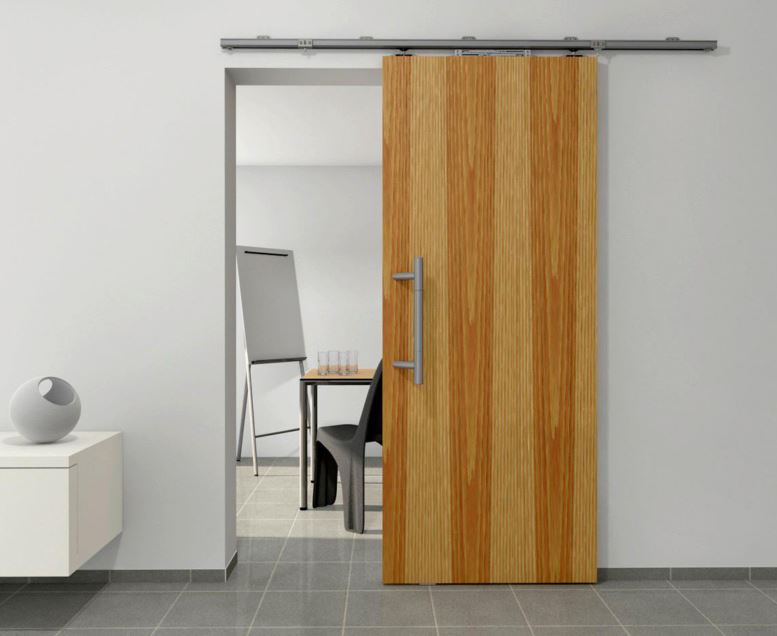 Schimos 40 binnenschuifdeurbeslag Wandmontage