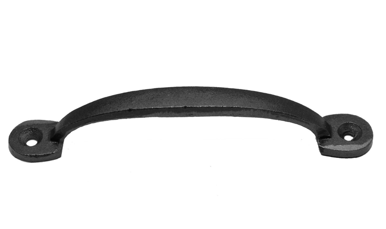 Vaste handgreep ijzer Blank 12 x 2,4 cm