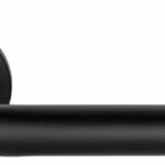 Deurkruk BASIC LBIII-19 op ronde rozet Mat Zwart