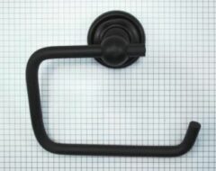 Toiletrolhouder 145 mm ijzer zwart