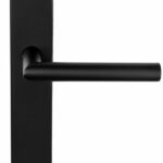 Deurklink op blind schild BASICS LBII-19P13SFC mat zwart