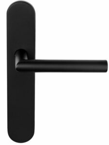 Deurklink op blind schild BASICS LBII-19P13SFC mat zwart
