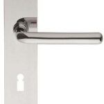 Deurkruk op schild Sleutelgat TIMELESS 1921MPN** Glans Nikkel