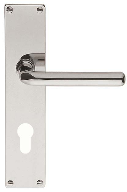 Deurkruk op schild Cilindergat TIMELESS 1921MPY** Glans Nikkel