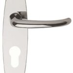 Deurkruk op schild Cilindergat TIMELESS 1922MPOY** Glans Nikkel