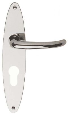 Deurkruk op schild Cilindergat TIMELESS 1922MPOY** Glans Nikkel