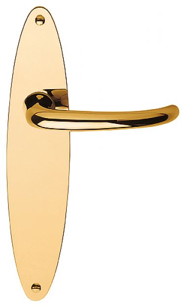 Deurkruk op schild Toiletsluiting TIMELESS 1922MPOWC** Messing Ongelakt