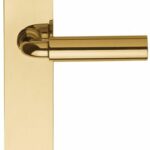 Deurkruk op schild Toiletsluiting TIMELESS 1923MPWC** Messing Ongelakt