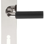 Deurkruk op schild Sleutelgat TIMELESS 1923MPN** Glans Nikkel/Ebbenhout