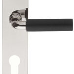 Deurkruk op schild Cilindergat TIMELESS 1923MPY** Glans Nikkel/Ebbenhout