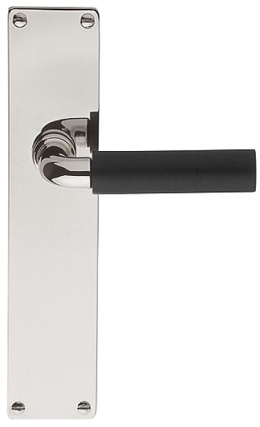 Deurkruk op schild Toiletsluiting TIMELESS 1923MPWC** Glans Nikkel/Ebbenhout