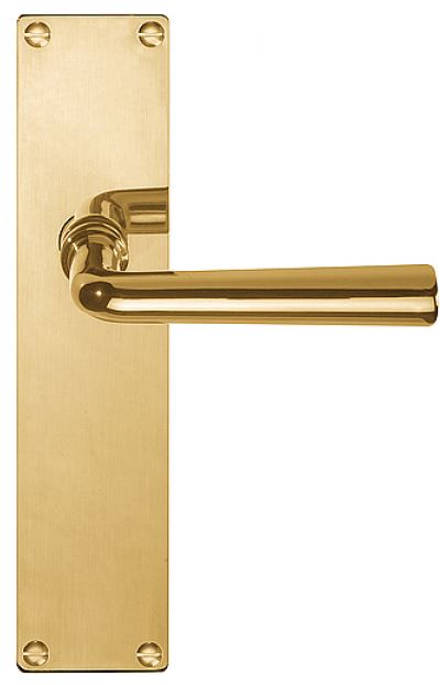 Deurkruk op blind schild TIMELESS 1925MPSFC Messing Ongelakt