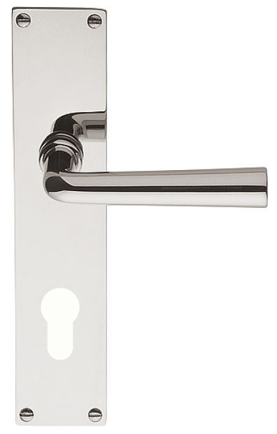 Deurkruk op schild Cilindergat TIMELESS 1925MPY Glans Nikkel