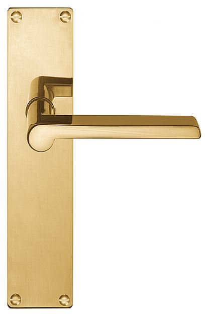 Deurkruk op blind schild TIMELESS 1927MPSFC Messing Ongelakt