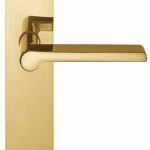 Deurkruk op schild Toiletsluiting TIMELESS 1927MPWC** Messing Ongelakt