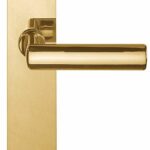 Deurkruk op schild Toiletsluiting TIMELESS 1929MPWC** Messing Ongelakt