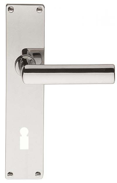 Deurklink op schild sleutelgat TIMELESS 1929MPN SL56 glans nikkel