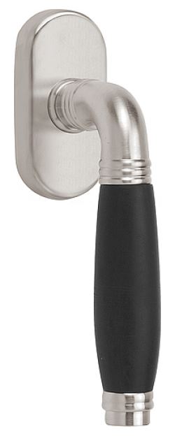 Draaikiepgarnituur TIMELESS 1934DK-O Rechts Glans Nikkel/Ebbenhout