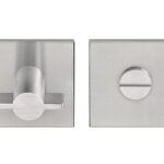 Toiletgarnituur EDGY EGWCQ50 Mat RVS