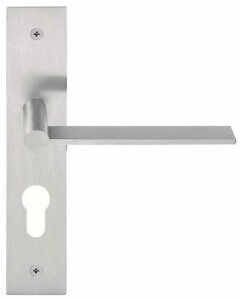 Deurkruk op schild Cilindergat EDGY EGP220Y Mat RVS