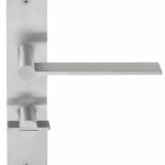 Deurkruk op schild Toiletsluiting EDGY EGP220WC Mat RVS