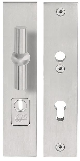 Veiligheidsbeslag PC92 met kerntrek beveiliging FERROVIA FV22-50KT Knop/kruk SKG3 RVS