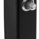 Raamkruk Slotconstructie hals Ø18mm mat zwart