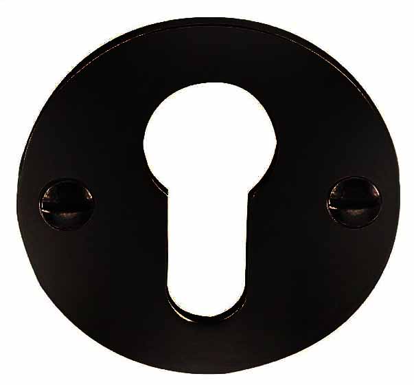 Cilinderplaatje Timeless MSY50 Mat Zwart